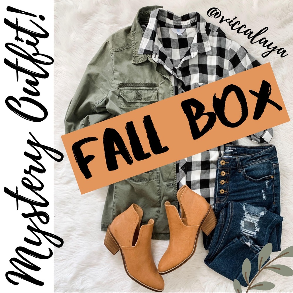 🌟5pc PERSONALIZED Styled Fall Mystery Outfit Box!
